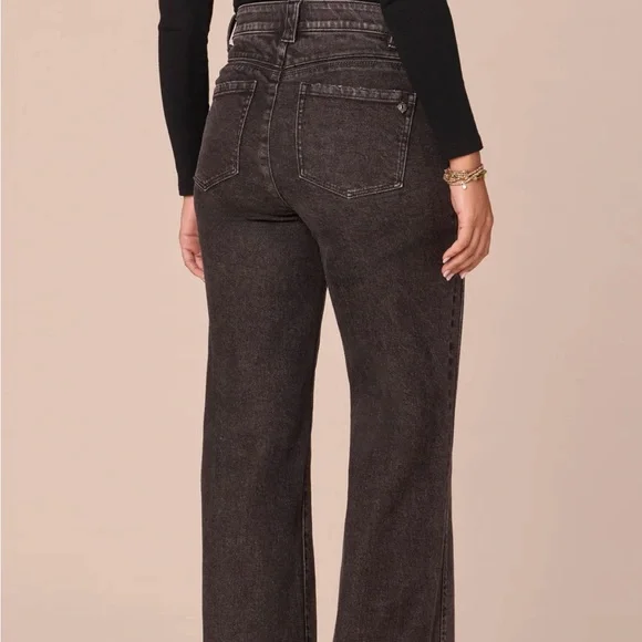 Democracy AbSolution Skyrise Wide Leg Jeans • Petite 16P • Button Fly - Picture 2 of 5